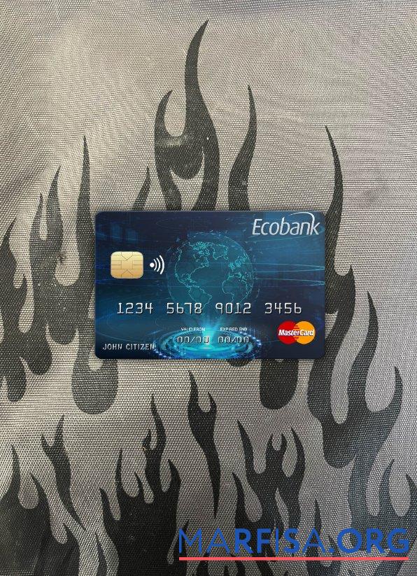 Downloadable Chad Ecobank mastercard photolook front sample